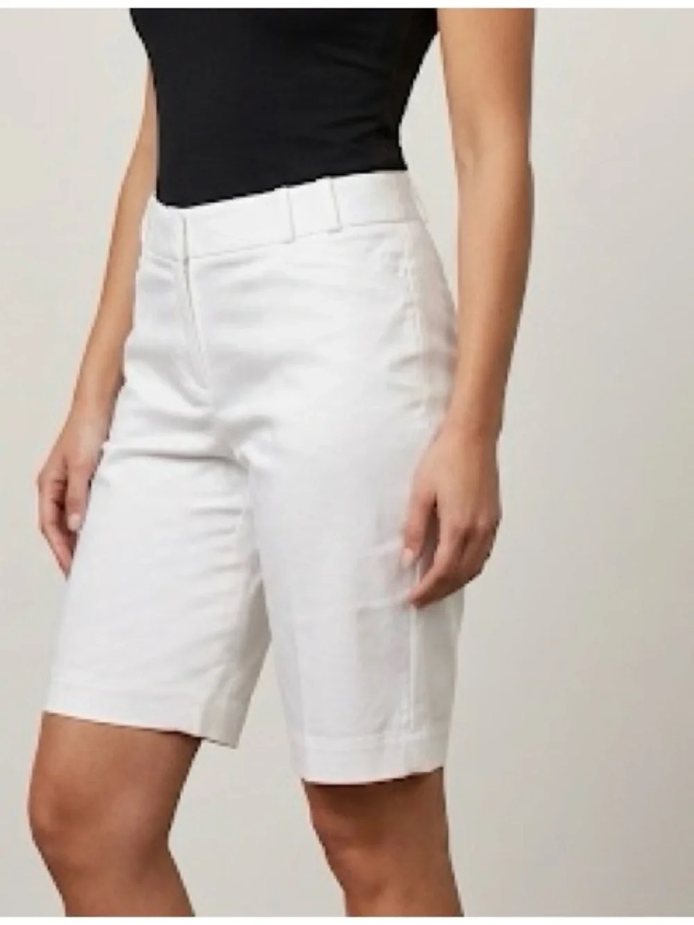 THE LIMITED WHITE 10” INSEAM SHORTS